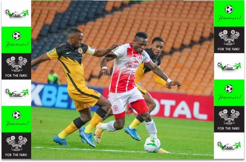 NEWS SCOOP: AMAKHOSI TAME SIMBA WITH FOUR GOALS - Kaizer Chiefs thrashed Simba SC 4-0 in their 1st leg of their CAF Champions League Quarter-Final to get one foot into the semi-finals.