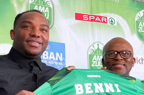 NEWS SCOOP: BENNI WANTS TOP SPOT WITH USUTHU - Usuthu have officially unveiled Benni McCarthy as their new head coach.