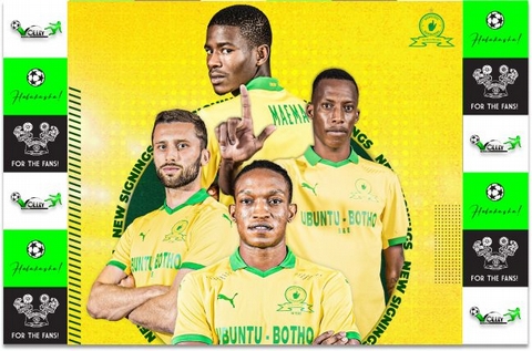 NEWS SCOOP: MASANDAWANA REVEAL FOUR SIGNINGS - PSL champions Mamelodi Sundowns have confirmed four new signings ahead of the new season.
